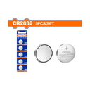 Bateria litio 3v cr2032 5pc wadfow wjx2k32