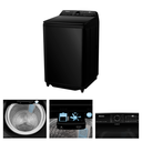 Lavadora de ropa hisense 22kg 2223db negro