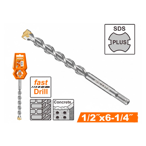 [151948] Broca concreto  1/2x6" sds plus ricota r1201
