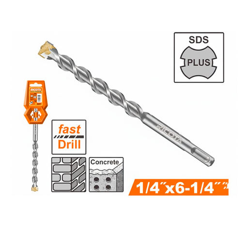 [151945] Broca concreto  1/4x6" sds plus ricota r0602