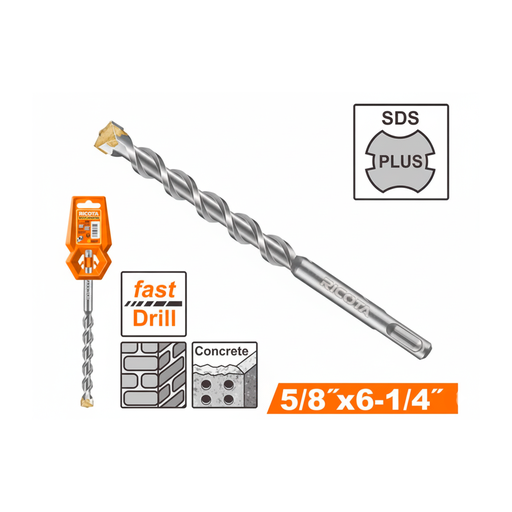 [151949] Broca concreto  5/8x6" sds plus ricota r1601