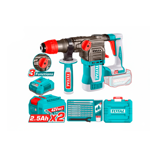 [150139] Taladro rotacion 42v 1-1/8" 2b total 422882