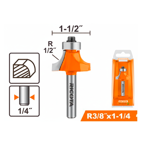 [151927] Broca para router equina 1.1/4" ricota 0508
