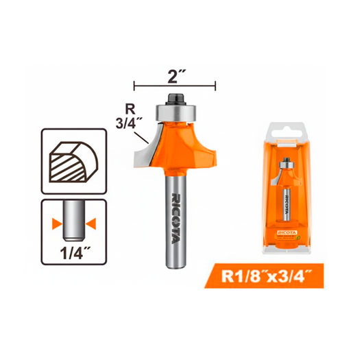 [151922] Broca para router equina 3/4" ricota rb0501