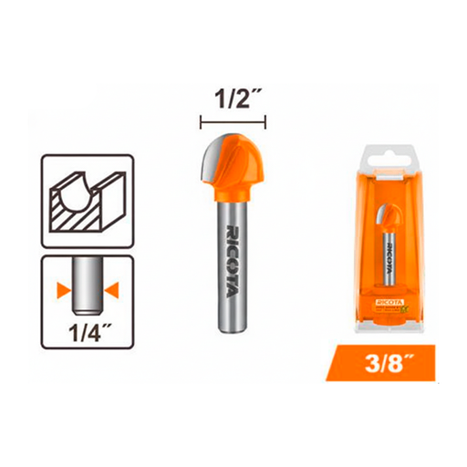 [151920] Broca para router med caña 3/8" ricota 0403