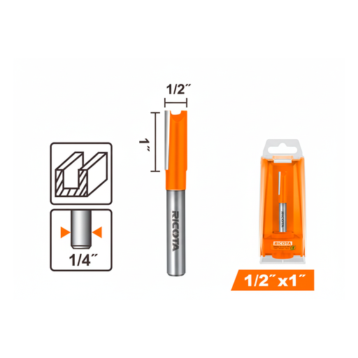 [151909] Broca para router recta 1/2x1" ricota b0106