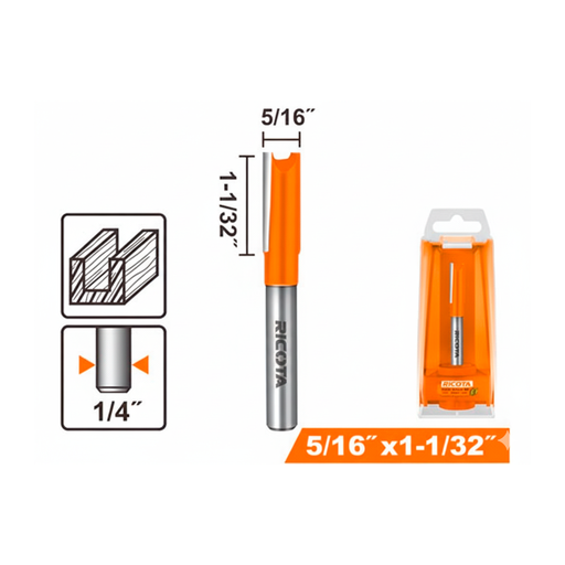 [151900] Broca para router recta 5/16x1.1/32" ricota