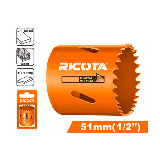 [152012] Broca sacabocado para madera/hierro 1-1/2" ricota w03803