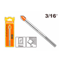 Broca vidrio 3/16" ricota uragdb3161