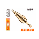 Broca escalona 3/16x7/8" cobalto ricota