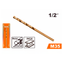 Broca hierro 1/2" cobalto ricota b010235