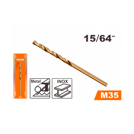 [151812] Broca hierro 15/64" cobalto ricota 56435