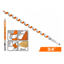Broca madera auger 3/4" ricota uraadb0304