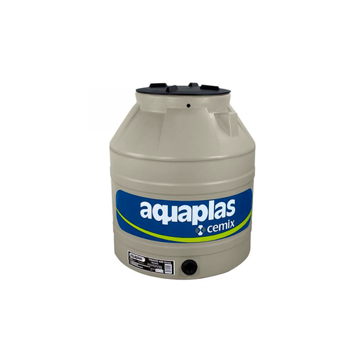 [62464] TANQUE PARA AGUA TRICAPA CON ACCESORIOS 450 LITROS AQUAPLAS GRIS