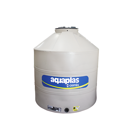 [62467] TANQUE PARA AGUA TRICAPA CON ACCESORIOS 2500 LITROS AQUAPLAS GRIS