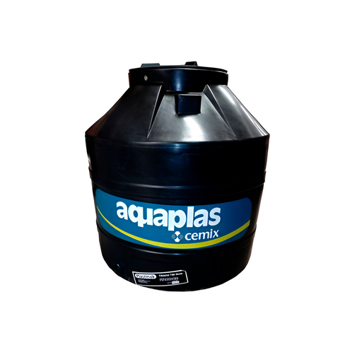 [89194] TANQUE PARA AGUA BICAPA 750 LITROS AQUAPLAS NEGRO