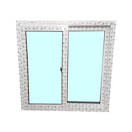[104892] Ventana corrediza lisa upvc lisa 1 x 1 metros vento blanco