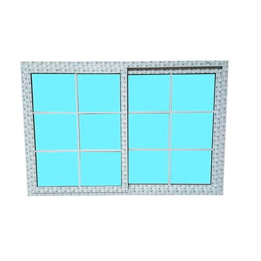 [105028] Ventana corrediza cuadriculada upvc 1.8 x 1.2 metros vento blanco