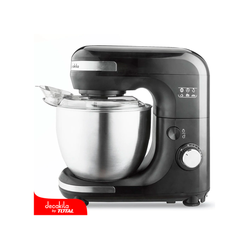 [120318] Batidora electrica de 7 velocidades con tazon inoxidable decakila mx003b negro