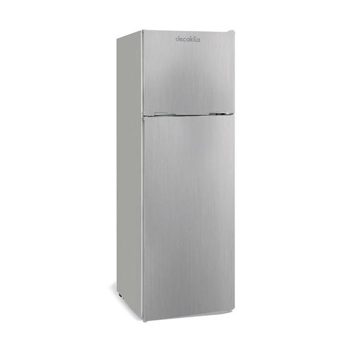 [123410] Refrigeradora 2 puertas decakila kufg003w plateado