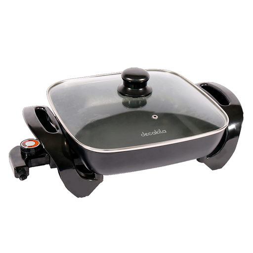 [123612] Sarten electrico con tapadera decakila kuec029b negro