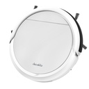 Aspiradora inlambrica estilo robot giroscopico para limpieza decakila curc001w blanco