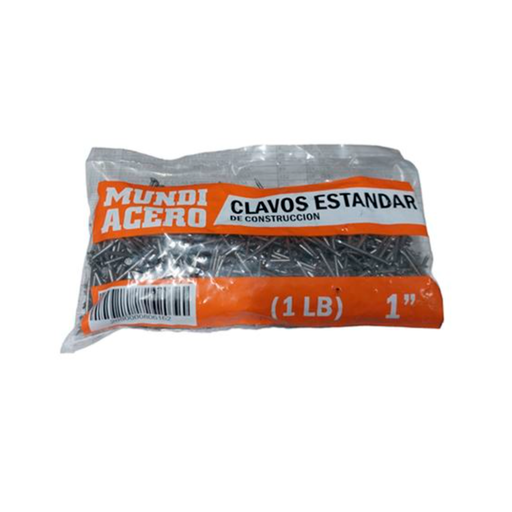 [135334] Clavo con cabeza de acero para madera de 1" mundi-acero gris
