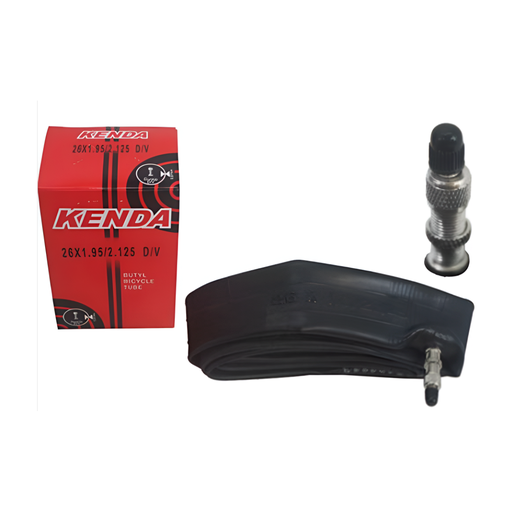 [2250] Neumatico de caucho para bicicleta 26x1.9/2.125 con valvula kenda negro