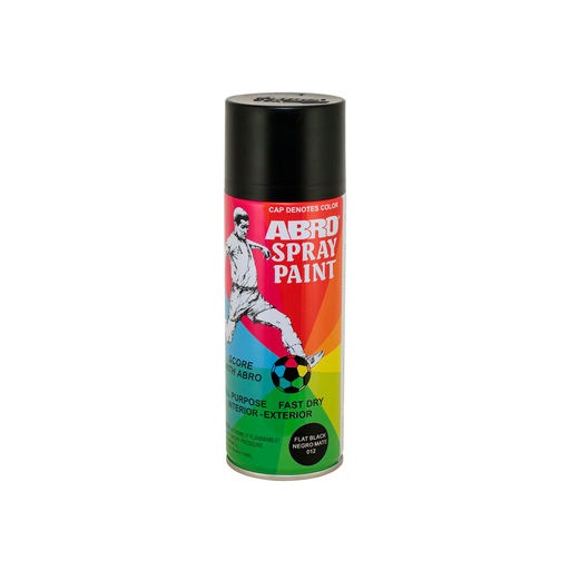 [3629] Pintura en spray mate abro 012 negro
