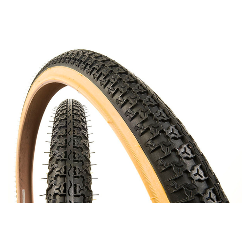 [8620] Llanta de bicicleta 26x2.125 kenda k52 negra con franja amarilla