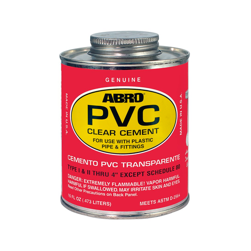[10466] Pegamento pvc en lata 16 onzas abro pvc-16r