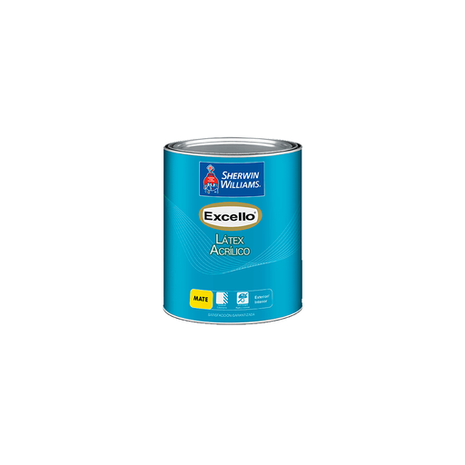 [43811] Pintura excello latex 1-galon sherwin williams blanco