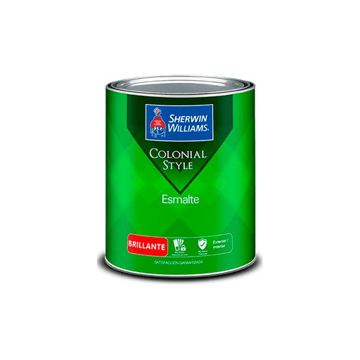 [43904] Pintura colonial de aceite 1-galon sherwin williams blanco brillante