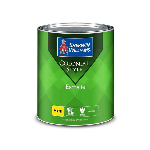 [43906] Pintura colonial de aceite 1-galon sherwin williams blanco mate