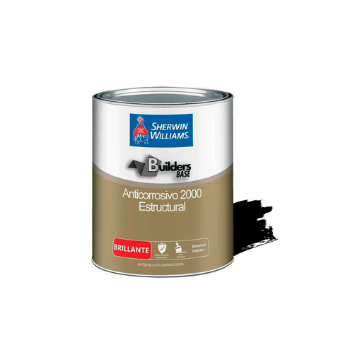 [43958] Anticorrosivo para estructura y techos metalicos 1/4-galon sherwin williams c62bcr1 negro