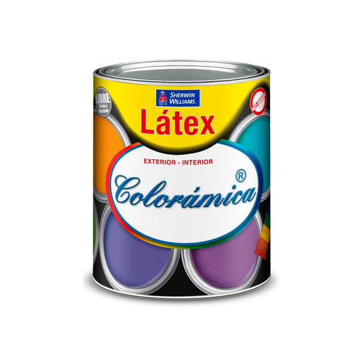 [44001] Pintura coloramica latex 1-galon sherwin williams celeste