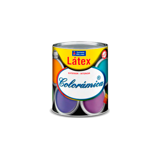 [44457] Pintura coloramica latex 1-galon sherwin williams rojo ladrillo