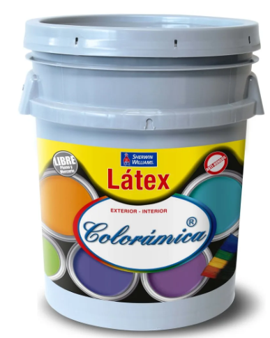 [45972] Pintura coloramica de aceite 1-cubeta sherwin williams blanco hueso