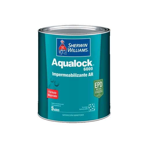 [49939] Pintura impermeabilizante aqualock 6000 1/4-galon sherwi williams gris