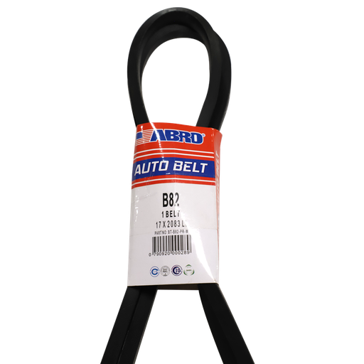 [86132] Banda de hule para carro b-82 abro bt-b82-pr-w negra